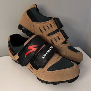 Specialized Men's Beige Green Mountain Bike Cycling Sneaker Shoes Size 40